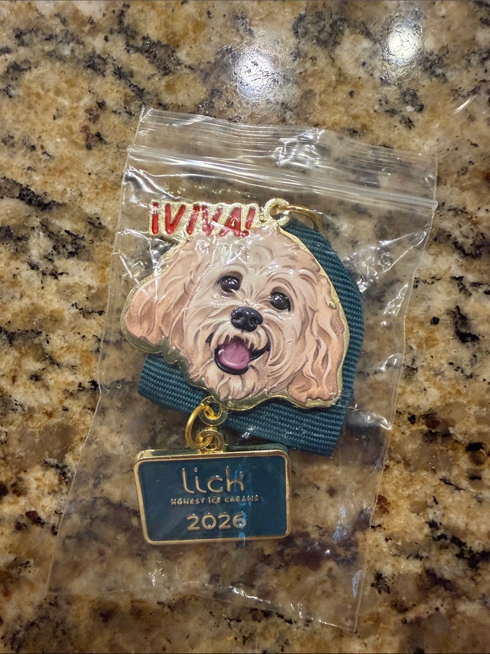 2026 Lick Ice Cream Dog Fiesta Medal